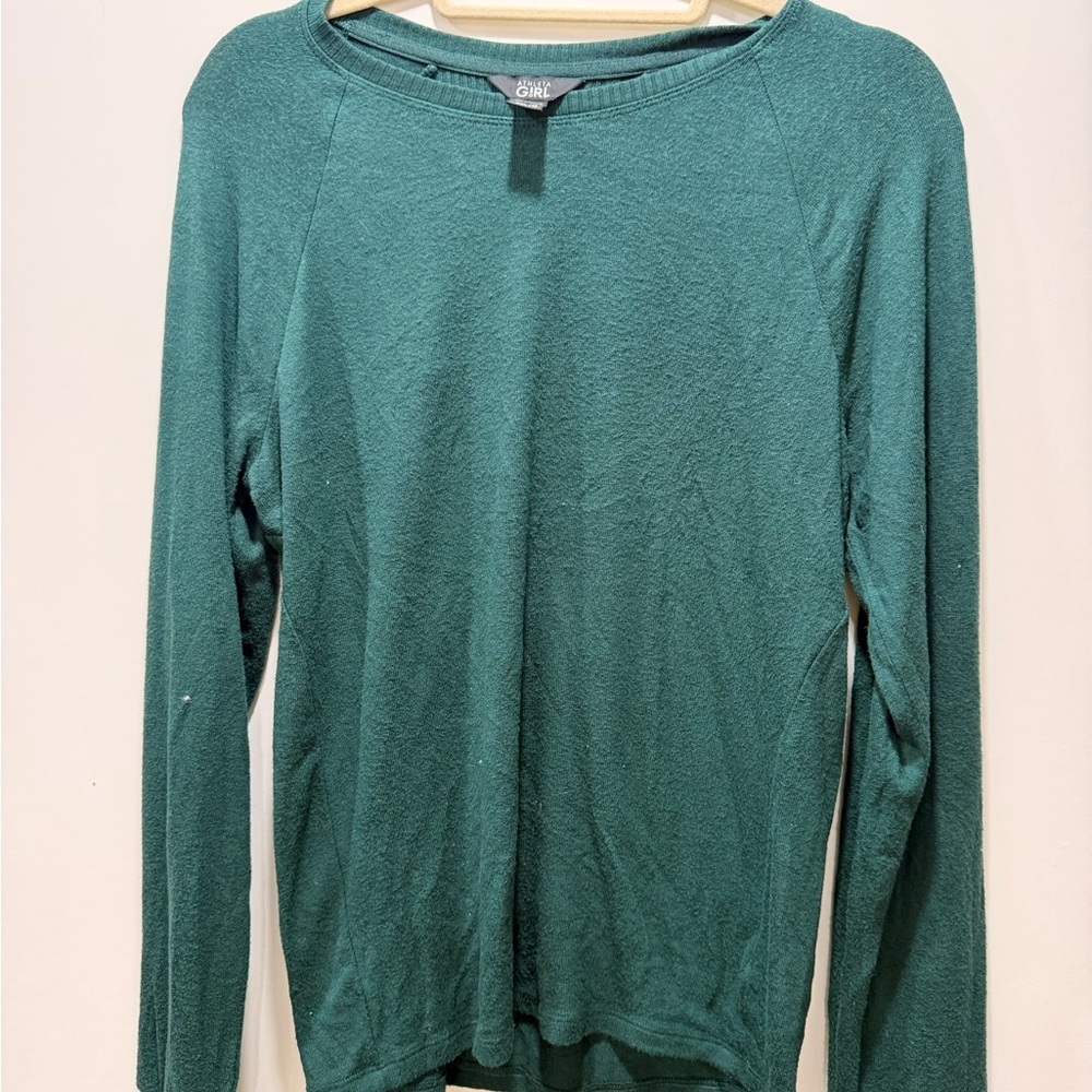 Athleta Teal Long Sleeve Top 0114
